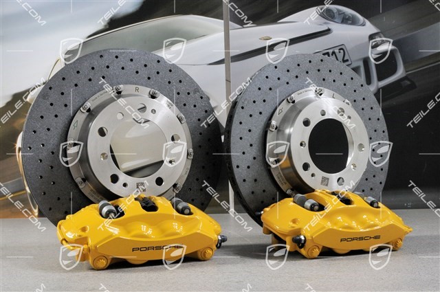 PCCB Panamera "Turbo S" ceramic brake kit (4 brake discs, 4 callipers + pads)