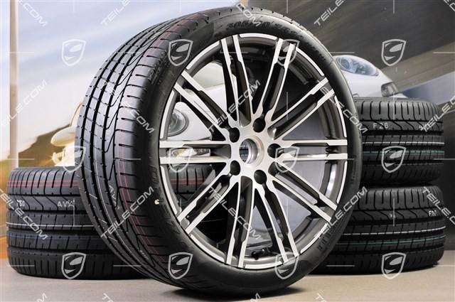 20-inch summer wheels set 911 Turbo III, rims 8,5J x 20 ET51 + 11J x 20 ET52 + summer tyres 245/35 ZR20 + 305/30 ZR20