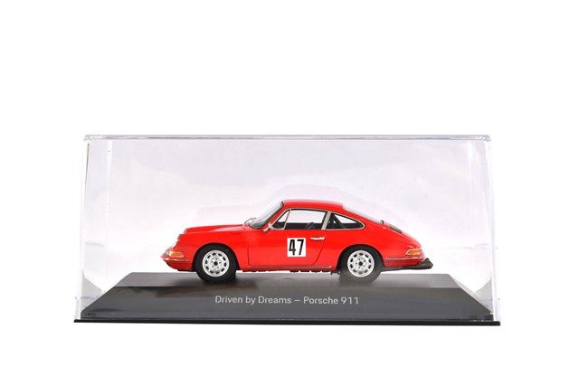 Porsche 911 2.0 Eberhard / Mahle, Driven by Dreams, 75Y, Spark, rot, Maßstab 1:43