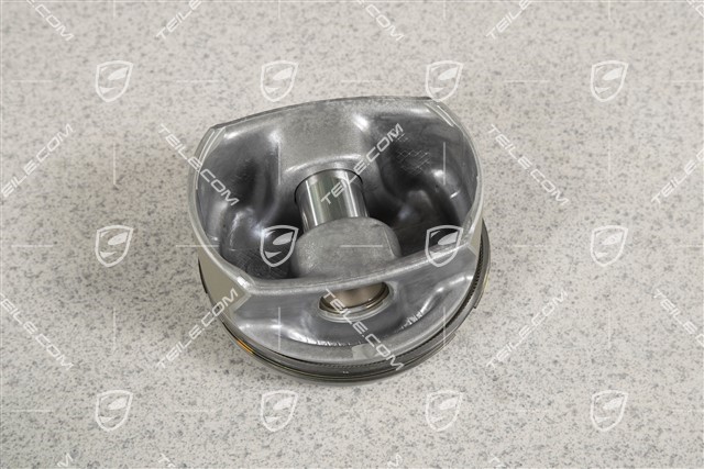 Piston complete with piston rings, snap rings / circlips, piston pin / Cyl. 5-8 554-559 G, Cayenne S / GTS
