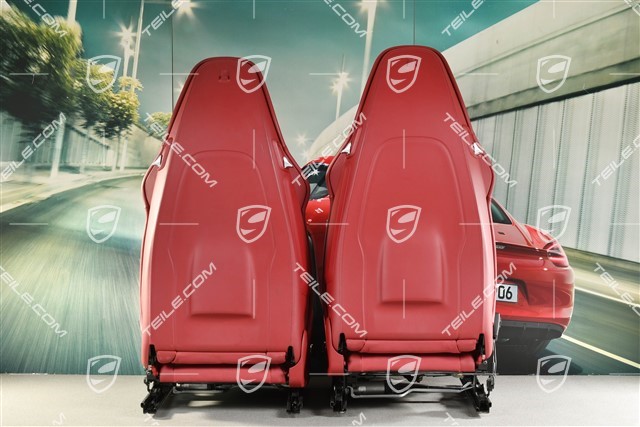 Sport Seats, el. adjustable, 18-way, heating, lumbar, ventilation, leather, bordeaux red, set L+R