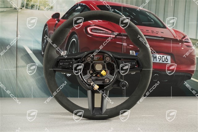 Sportlenkrad GT Race-Tex, Schwarz, Multifunktion, Heizung, Sport Chrono Plus