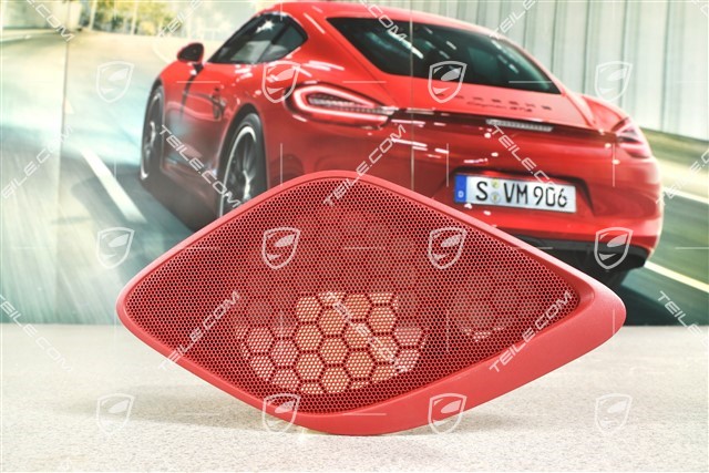 Speaker cover / grille, Bordeaux red, L