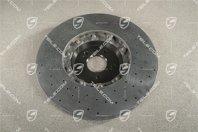 Brake disc, PCCB, minimally damaged at the edge, L