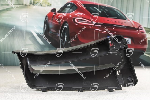 Front bumper spoiler, lateral, black matte, GT2RS, R