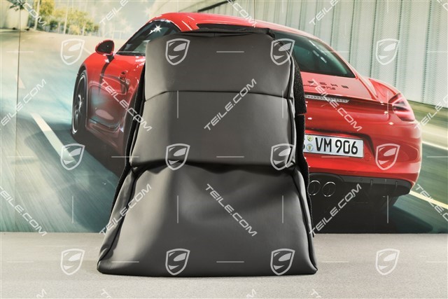 Cover for cushion, Sports bucket seats, leather, Black