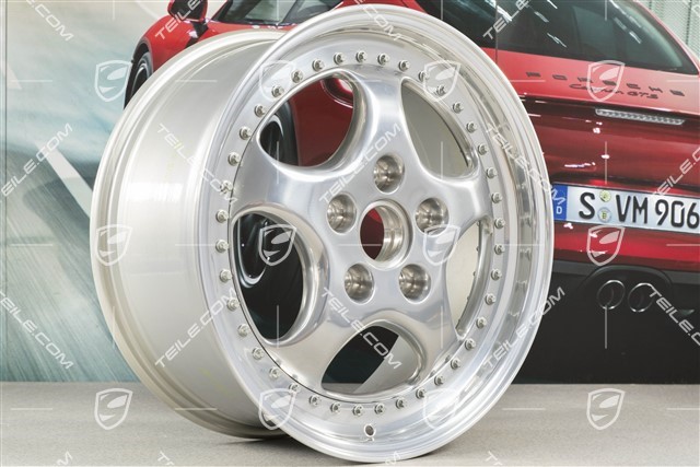 18-inch Alloy wheel rim, Turbo 3.6, 8J x 18 ET52, Speedline, polished
