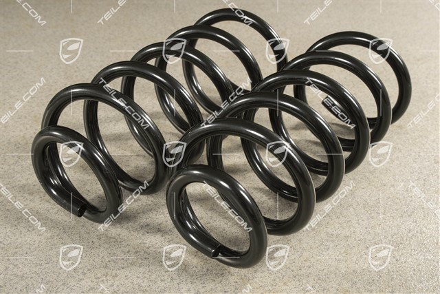 Coil spring set / kit, Rear axle, ID Green / Anniversary edition 40 years 911