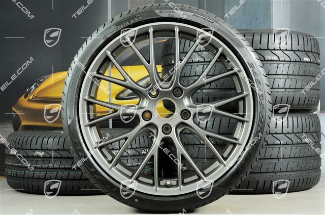 20-inch RS SPYDER Design summer wheels set, rims 8,5J x 20 ET49 + 11,5J x 20 ET76 + Pirelli P-Zero summer tyres 245/35 R20 + 305/30 R20