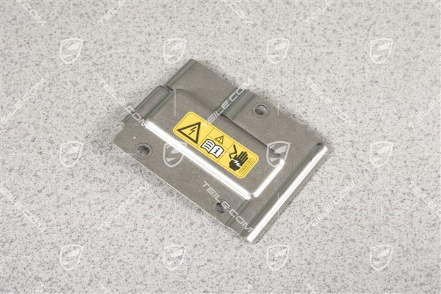 Hybrid battery fuse box cover