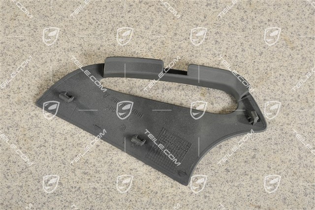 Seat belt cover / trim / rosette, rear, Stone grey, Coupe, R