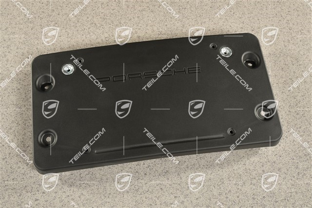 GT3, Front bumper number / Licence plate support, Black matte / Japan