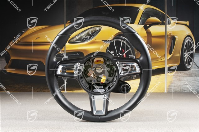 Sports Steering wheel, Sport Chrono package, leather GT, black