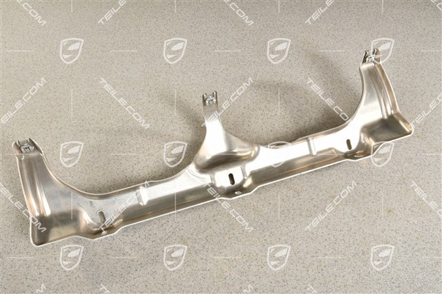 Rear heat shield, support, Sports exhaust system