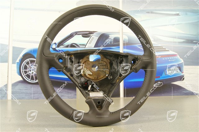 Steering wheel. multifunction, heated, leather black