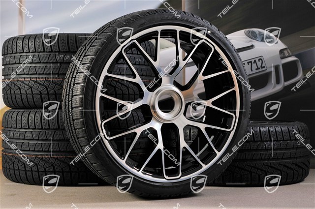 GT3 20" winter wheels  "Turbo S" central locking, 9J x 20 ET51 + 11J x 20 ET59 + Michelin winter tyres 245/35 R20+295/30 R20, TPMS.