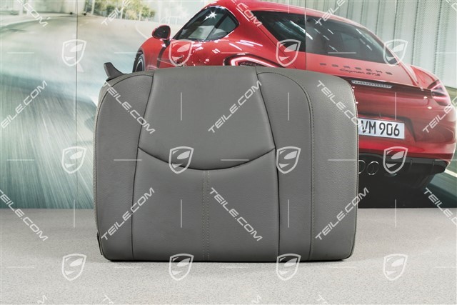 Back seat backrest, Coupe/Targa, Leatherette, Stone grey, R