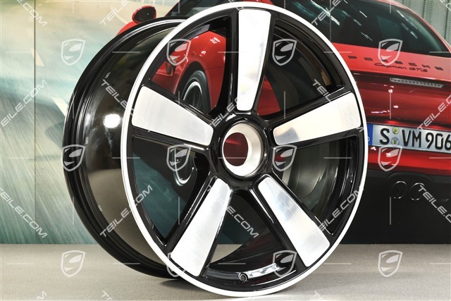 20-inch Sport Classic wheel rim, central wheel lock, 9,5J x 20 ET44, black high gloss