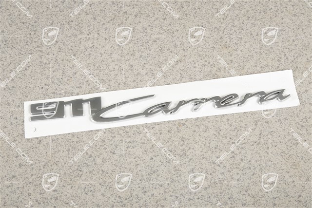 Logo/inscription "911 Carrera", silver