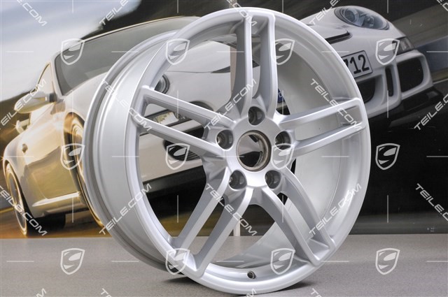 19-inch Disc wheel Carrera, 8,5J x 19 ET54, Brilliantsilber
