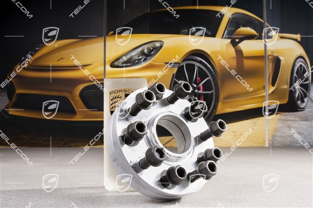 Spacers (17 mm), rear wheels incl. wheel nuts