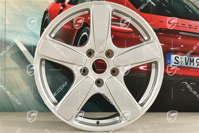 19-inch wheel rim Cayenne Sport Classic II, 8,5J x 19 ET59, GT Silver Metallic
