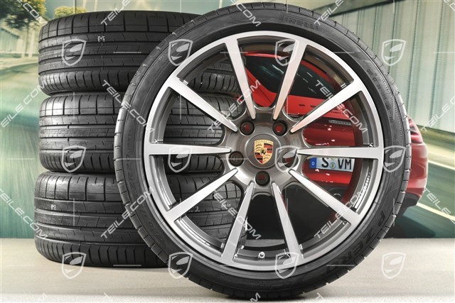 20-inch summer wheel set Carrera Classic, rims 8J x 20 ET57 + 9,5J x 20 ET45 + Pirelli PZero summer tyres 235/35 ZR20 + 265/35ZR20, without TPMS
