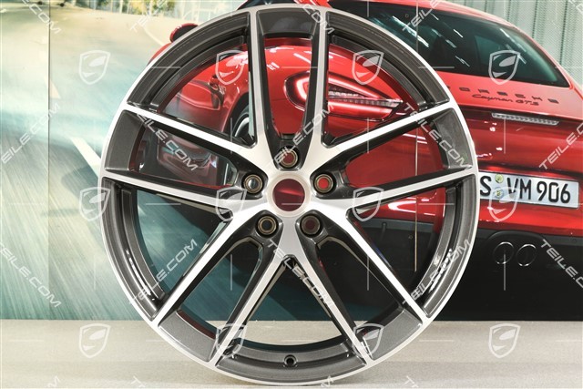 20-inch wheel rim "Macan S" 9J x 20 ET26, Titanium