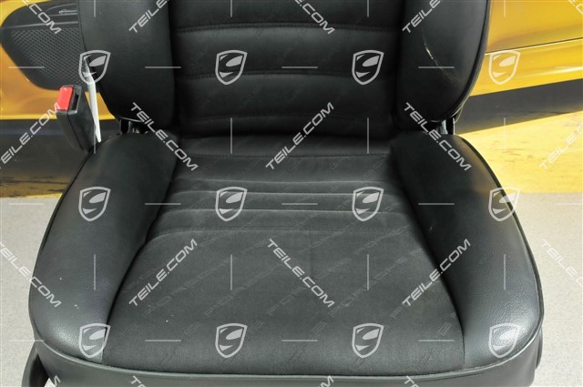 Seat, leatherette, Black, L
