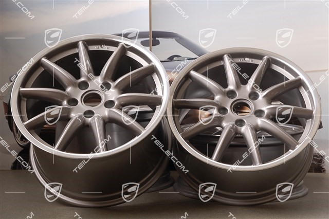 19-inch Carrera Sport wheel set, 8,5J x 19 ET55 + 11,5J x 19 ET67, GT Silver