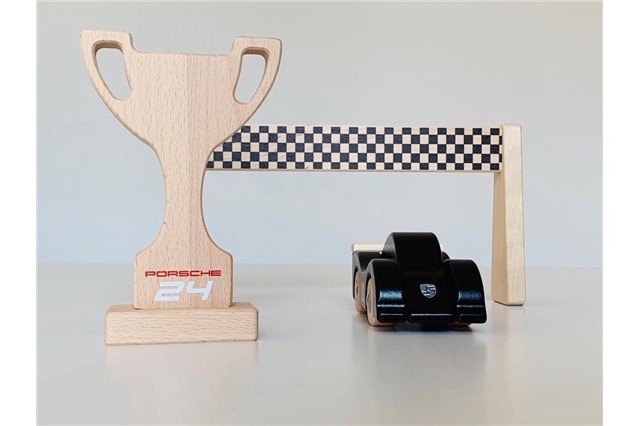 Porsche tor wyścigowy z drewna - zabawka
