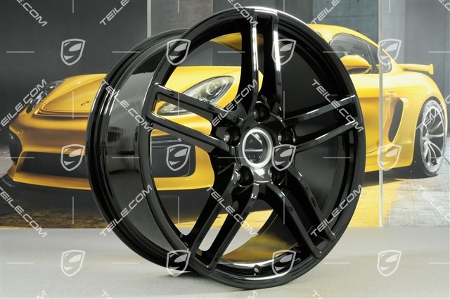 19-inch Disc wheel Carrera, 8,5J x 19 ET54, black high gloss