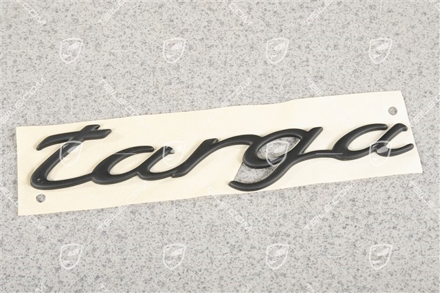 Targa badge / emblem / logo, black, fits for GTS