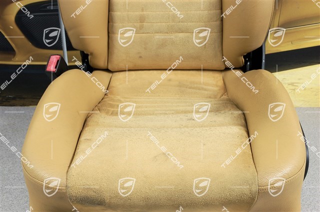 Seat, manual adjustable, Leatherette/Alcantara, Savanna, damage, L