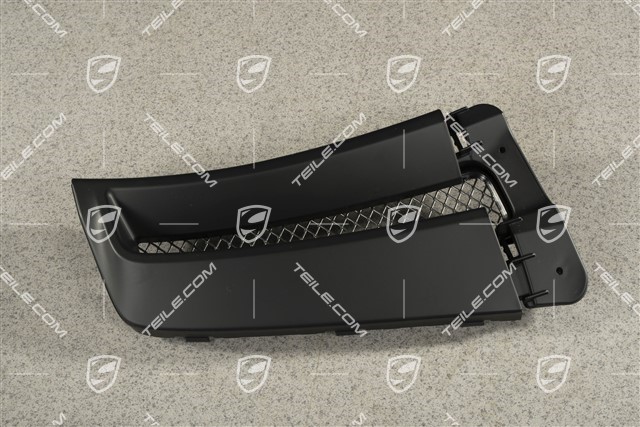 GT2 RS, Spoiler boczny przedniego zderzaka, czarny mat, L