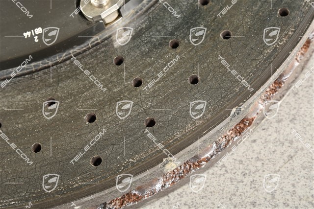 PCCB Ceramic brake disc, GT3/GT3RS/GT2RS, damaged, L