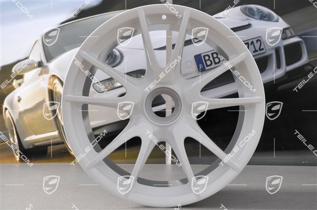 19-inch GT3 RS 4.0 wheel, central locking, 12J x 19 ET48, white
