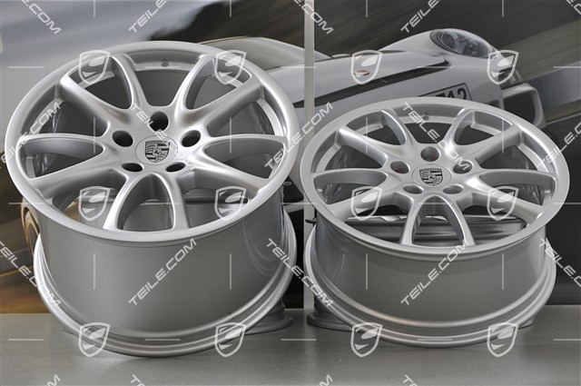 19-inch wheel set, GT3, 8,5J x 19 ET53 + 12J x 19 ET68