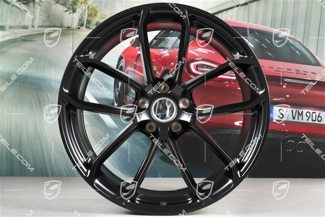 22-inch wheel rim GT, rear, 11,5J x 22 ET52, black satin-matt