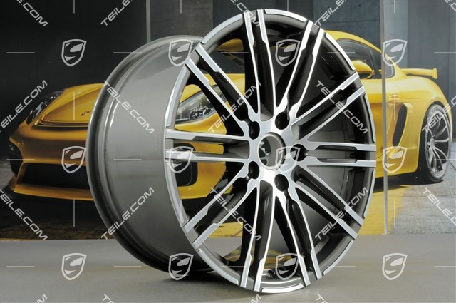 20-inch Turbo III wheel set, front wheels: 9,5 J x 20 ET 65 + rear wheels: 11 J x 20 ET 68