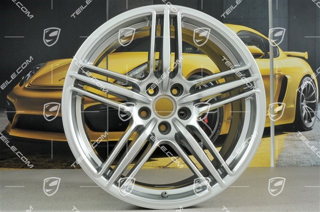 19-inch wheel rim Macan Design, 9J x 19 ET21, brilliant silver