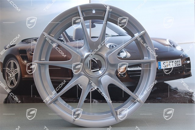 19-inch GT3 RS wheel, central locking, 9J x 19 ET47, silver