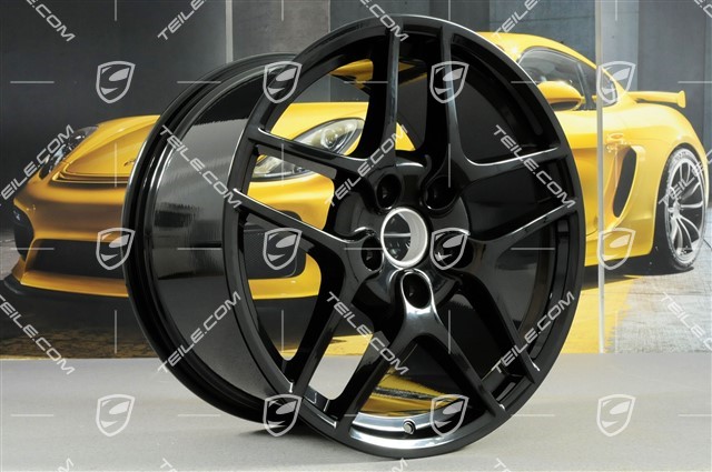 19-inch Carrera S II wheel, 11J x 19 ET67, black high gloss