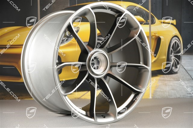 21-inch wheel GT3RS, with GT3RS logo, 12,5J x 21 ET48, Platinum satin-matt