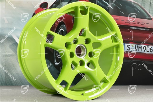 19-inch Carrera S wheel, 11J x 19 ET51, Lizard green