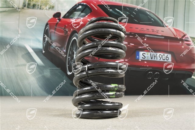 Coil spring set / kit, Rear axle, Sport suspension, PASM, C2/C2S Coupe, 6-Speed manual transsmision, ID Blue