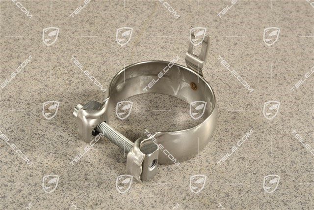 Exhaust system clamp that connects tailpipe to main muffler, 60mm