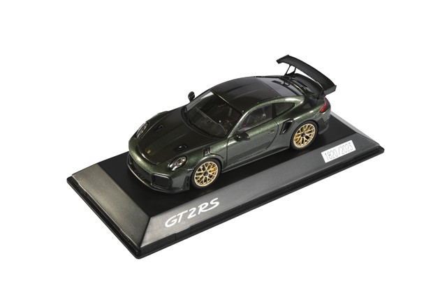 Porsche 911 991 GT2RS, 2017, oak green metallic, Spark, scale 1:43