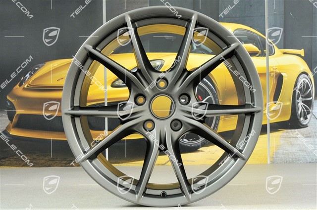 20-inch wheel Carrera S (IV), 11J x 20 ET56, for 991.2 C4/C4S / winter wheels, Platinum satin-mat