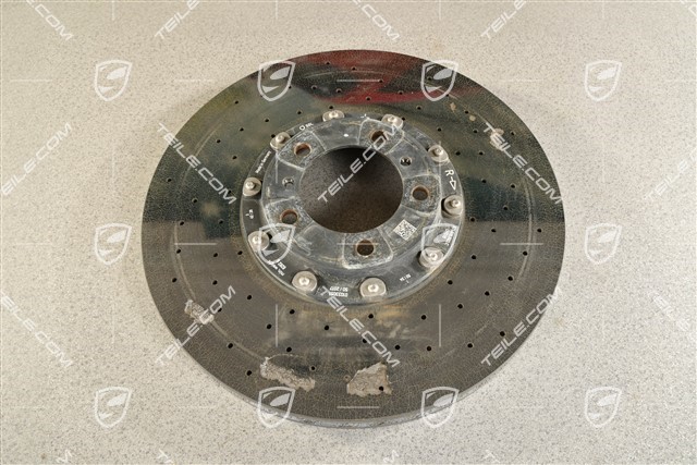 PCCB ceramik brake disc, 20-inch / 420mm, damaged, R